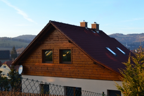 Rekonstrukce rodinného domu včetně dřevěného nosného stropu